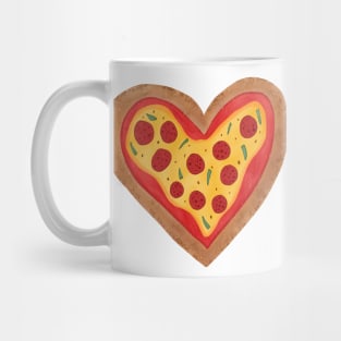 Heart Pizza Mug